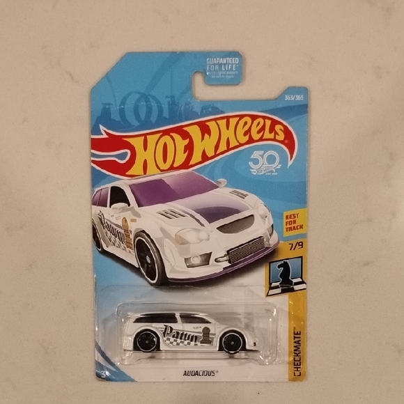 Mattel Other - Mattel Hot Wheels Audacious White and Black Car